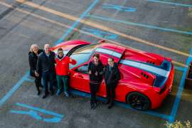 prova in pista ferrari